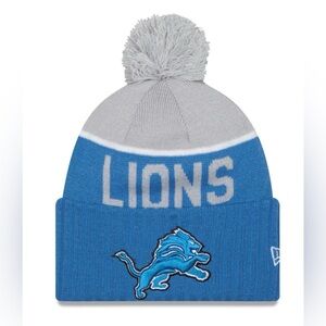 NEW ERA || Detroit Lions Cuff Knit NFL Hat. Sz. OSFM